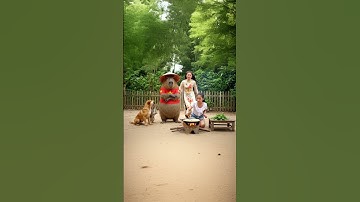 capybara bắt em nướng bánh xèo giữa trời nắng | LIKE SNACKS@ | ẩm thực trên cây chuối #food  #fruit