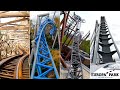 Every extreme roller coaster at europa park  onride povs 4k