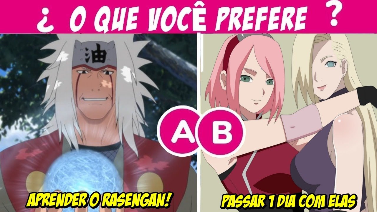 Como vc prefere assistir naruto