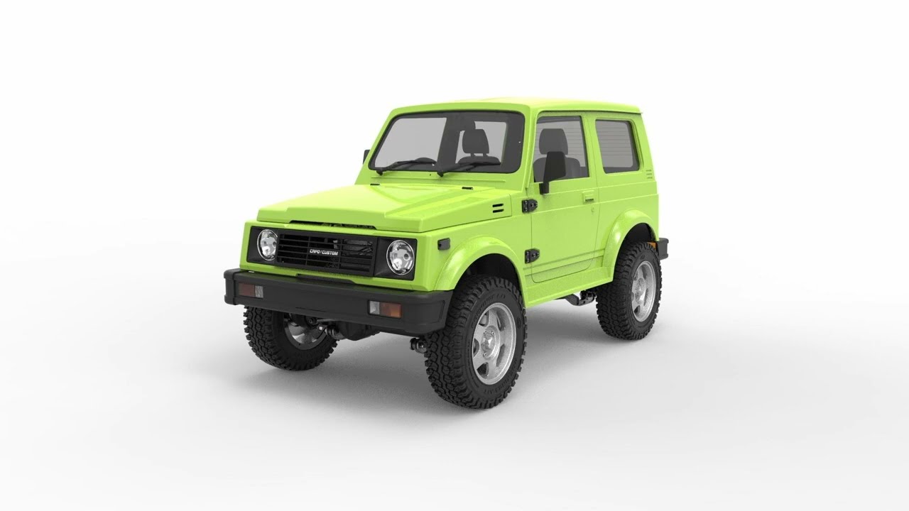 Capo CD15828 SIXER1 Samurai 1:6 car kit 3D animation demonstration