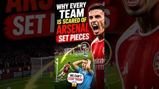 Why Nobody Can Stop 🛑 Arsenal Set Pieces 🤯🔥 #PremierLeague #Arsenal #Soccer