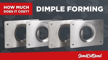 How Much Do Sheet Metal Parts Cost? Dimple Forming with SendCutSend | Episode 1