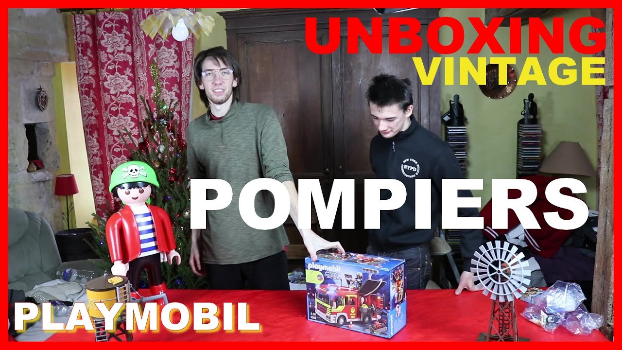 Véhicule De Pompier Playmobil 5363 - Camion D’Occasion Pour Univers Pompiers - Jouet PLAYMOBIL