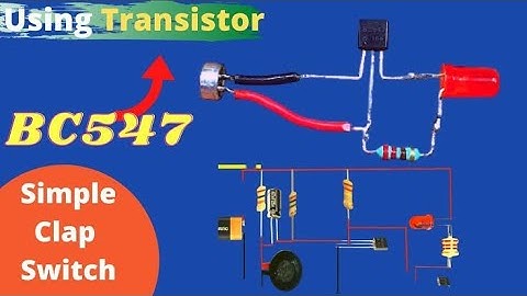 How to make a clap switch circuit with bc547 transistor.TECH.AADARSH