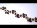 Kristal boncuk bilekliği /Браслет из кристалей /Crystal beaded bracelet /