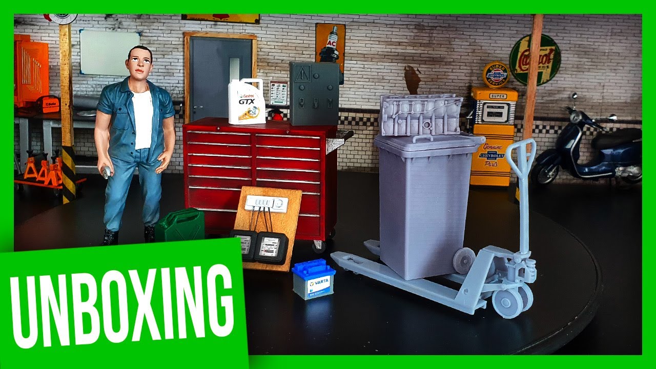 UNBOXING 3 : Plein d'accessoires 1/18 pour diorama à petit prix !