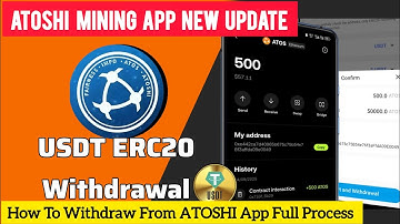 ATOSHI Mining App Update Free Airdrop Withdrawal Update How To Withdraw From ATOSHI App Full Process