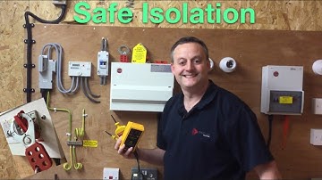 Safe Isolation of a Consumer Unit (Single Phase 230 Volt Supply) Main Switch (Double Pole Switch)