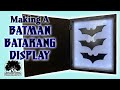 Making a Batman Batarang Display Box &amp; Drawing Batman on Wood