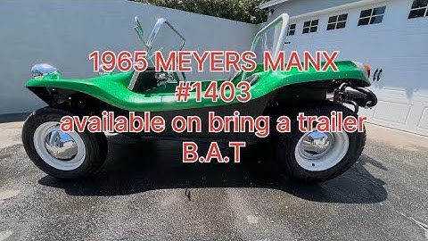 SOLD SOLD SOLD! 1965 MEYERS MANX VW DUNE BUGGY on B.A.T #bringatrailer #bat #meyersmanx