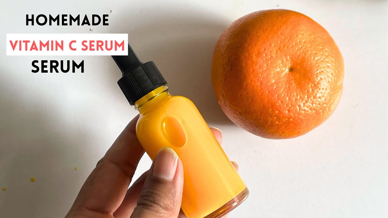 Homemade vitamin c serum for glowing skin|I Orange peel 🍊