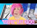 Robby trying USEFUL LIFE HACKS AND CRAFTS YOU SHOULD TRY RIGHT NOW! By 5-MinuteCrafts