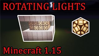How To Make Rotating Lights In Minecraft| Tutorial