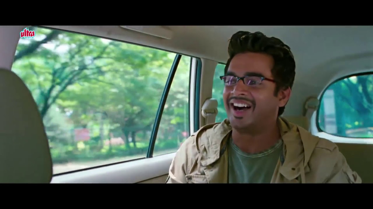 3 Idiots First Scene रैंचो का पता चल गया आर माधवन,\ first scene of 