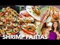 How To Make Shrimp Fajitas -  Easy | One - Pan | 30 - Minute  Dinner ✅