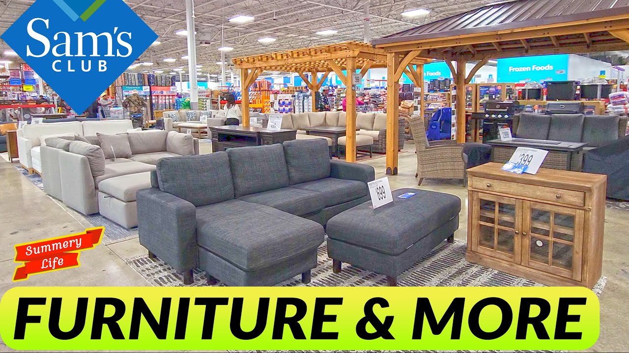 NEW SAMS CLUB Furniture Walkthrough With Pricing Shop With Me - YouTube