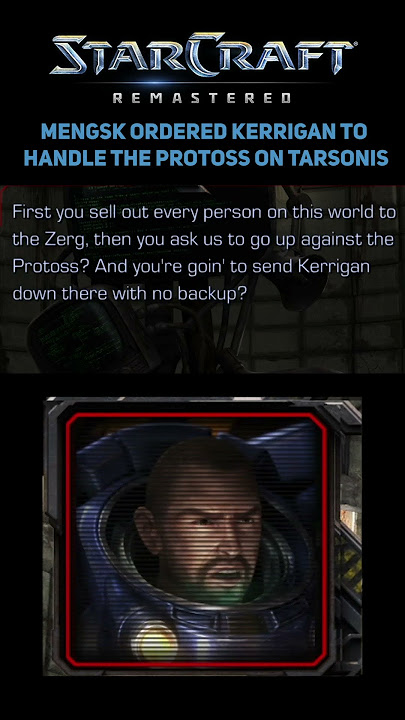 Mengsk ordered Kerrigan to handle the Protoss on Tarsonis #gaming #starcraftremastered #starcraft