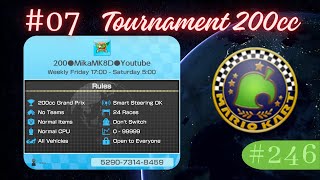 Mario Kart 8 Deluxe 🚥 Private Room (07) Tournament 200 CC With Viewers - MK8D Livestream (Live 246)