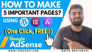 How To Create About Us, Contact Us, Privacy Policy, DMCA Page for WordPress In 2020 [Hindi] Amith