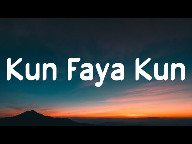 Sajra savera mere tann barse Kajra andhera teri jalti lau (Lyrics) Kun Faya Kun - A.R. Rahman