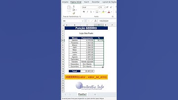 Função SEERRO no Excel - Dica Rápida e Prática