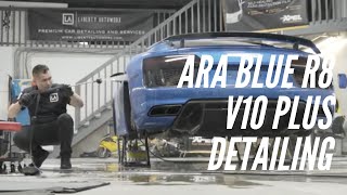 Ara Blue Audi R8 V10 Plus Car Detailing