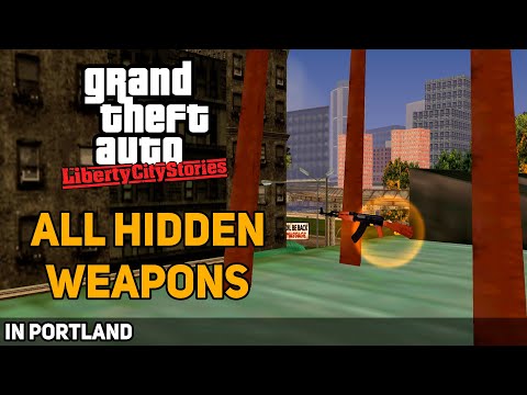 GTA: Liberty City Stories - All Hidden Weapons in Portland