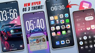 Hyperos 3 Clean Setup Light Icons Matte Control Centre