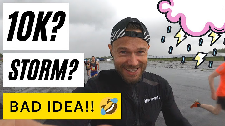 HOW FAST CAN I RUN 10k? In A STORM! (terrible idea haha!)