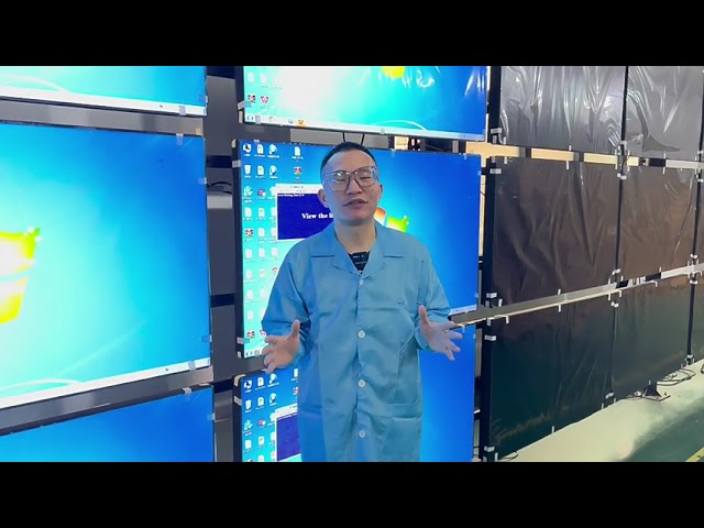 65 inches Ultra Narrow Bezel LCD Video Wall Monitoring Room 4k Uhd Advertising Screen