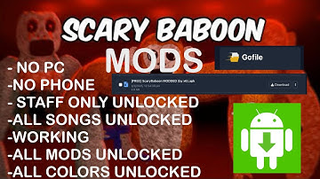 HOW TO GET ALL MODS IN SCARY BABOON [FREE] (NO PC/PHONE)