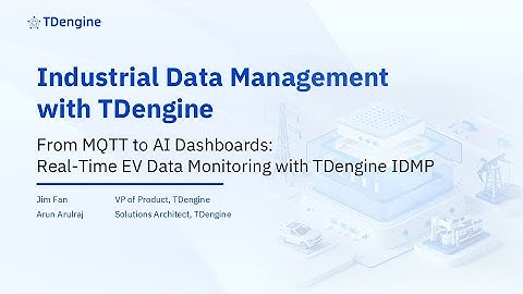 From MQTT to AI Dashboards: Real-Time EV Data Monitoring with TDengine IDMP