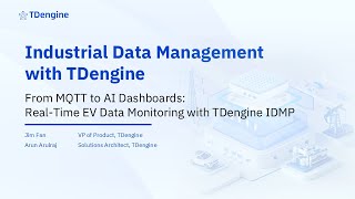 From MQTT to AI Dashboards: Real-Time EV Data Monitoring with TDengine IDMP