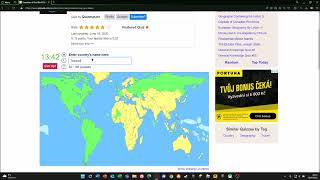 Naming World Countries - JetPunk; 5:09min