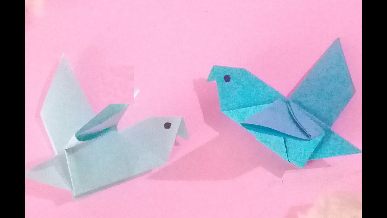  Cara  Membuat  Burung Dari  Kertas  Origami  YouTube