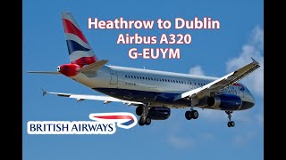 *1440p Full Flight* Heathrow to Dublin (British Airways Airbus A320) by rochez 213 views 5 years ago 1 hour, 31 minutes