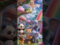 “Magical childhood dreams come alive 🌈”#cuteanimals