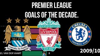 PREMIER LEAGUE GOALS OF THE DECADE