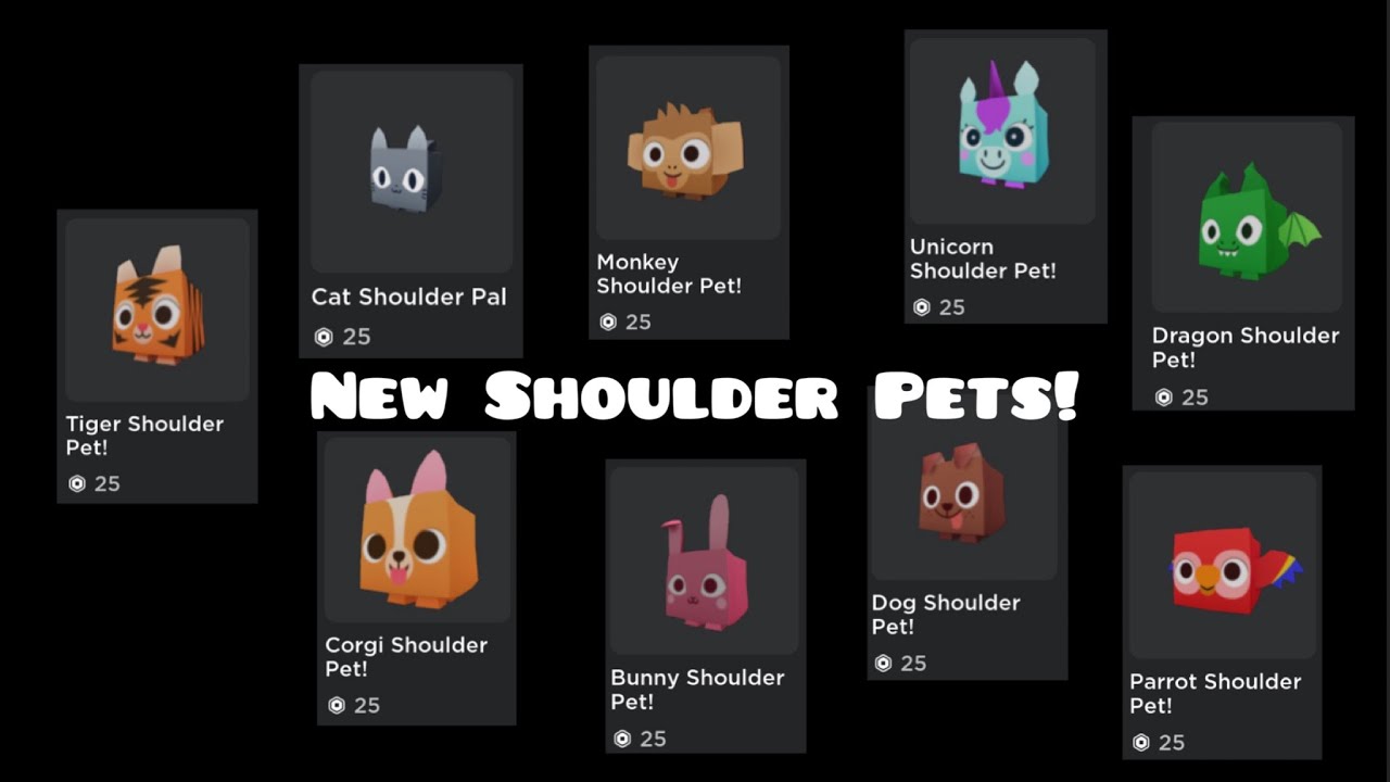 Big Games Shoulder Pets! Pet Simulator X-Roblox #petsimulatorx #psx #r