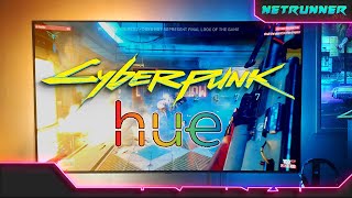 Cyberpunk 2077 Deep Dive SYNCED with X9 Philips Hue Play bars