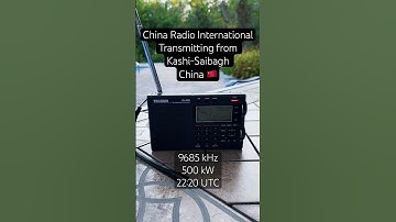 Enjoying the music playing on CRI🎶📻 #shortwaveradio #swl #radio #tecsun #pl330