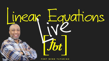 Solving Linear Equations Live [fbt]
