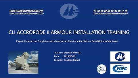 Accropode Installation Training