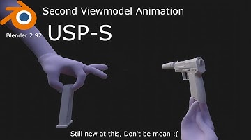 USP-S | CS:GO | Animation | Blender 2.92