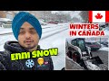 First HEAVY SNOW of this winter | SHOPPING in CANADA VLOG