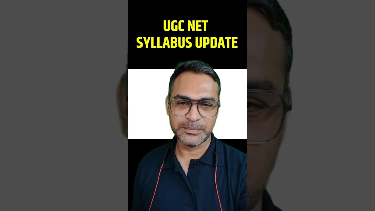 UGC NET Syllabus Update | Manoj Sir #ugcnetsyllabus #latestupdate #ugcnetsyllabus2025 #ugcnet