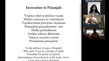Invocation to Patanjali