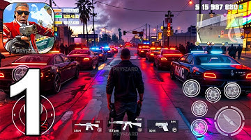 Gangs Fighter Grand City - Gameplay Walkthrough Part 1 - Gangster In Open World Game (iOS, Android)