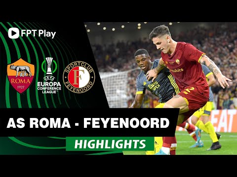 HIGHLIGHTS: AS ROMA - FEYENOORD | DẤU ẤN CÁ NHÂN, THẮNG LỢI LỊCH SỬ | UECL 2021/22