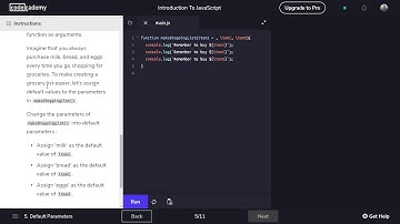 Functions Exercise 5 Conditionals Introduction to JavaScript Codecademy